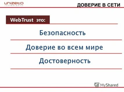 Доверие в сети