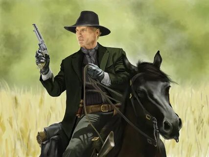 digital painting,westworld,ed harris,Fan Art,ILLUSTRATION ,Procreate,Adobe ...