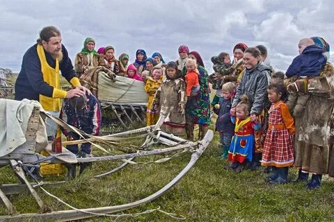 Жизнь людей в тундре