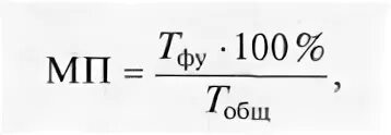 Моторная плотность физкультурного