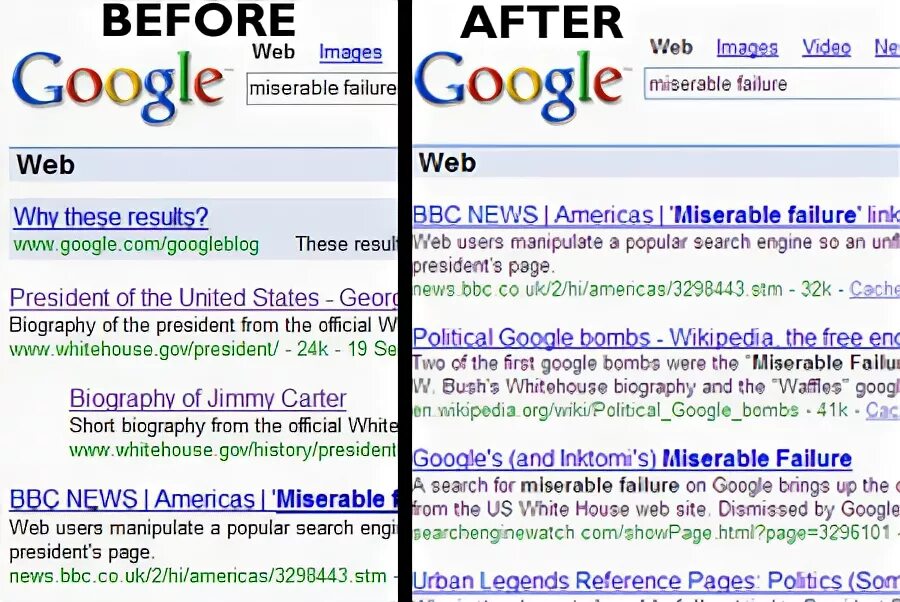 Searching failed. Гугл бомбы. Google fail. Killed by Google. Google 2007.