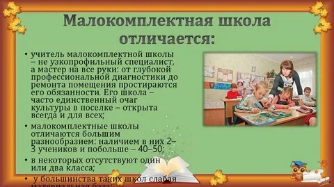 Особенности организации школы