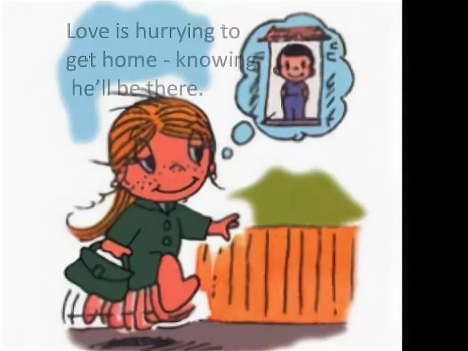 I know were a hurry