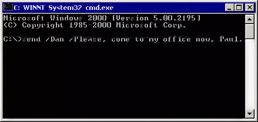 Net send