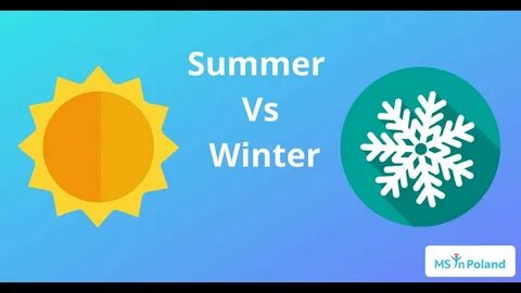 Summer vs winter - YouTube.