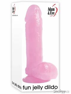 Růžovoučké realistické dildo Fun Jelly, 20 cm. 