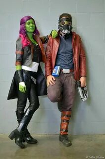 Cosplay Gamora & Peter Quill, Guardians of the Galaxy, Marvel Couples c...