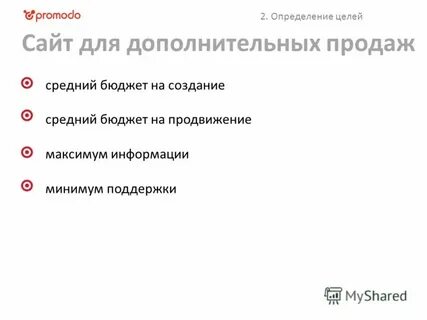 Сайт для целей