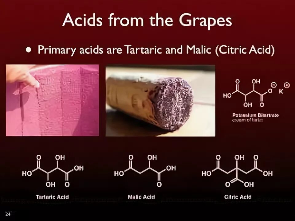Grape acid. Tartaric acid.