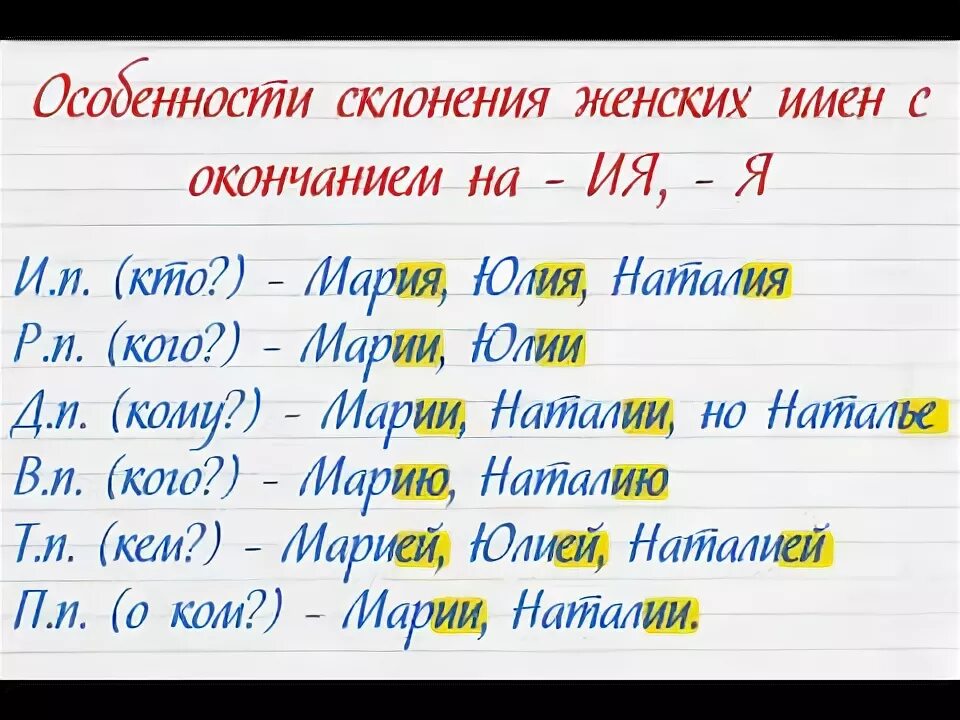 Как правильно писать имя в дательном падеже.