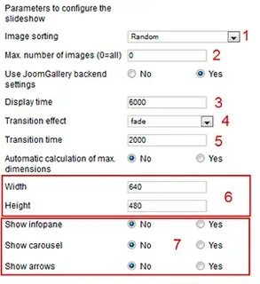 Configuration parameters