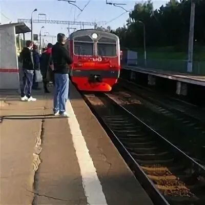 Электричка востряково москва
