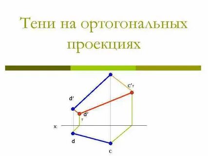 Проекция трапеции