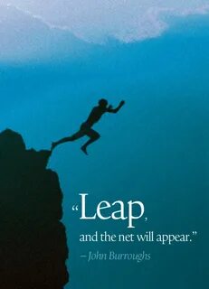 Take a leap into the unknown перевод