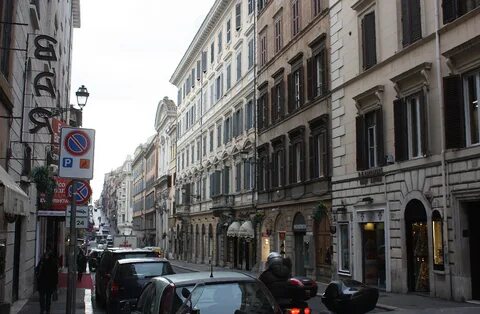Rome, the street Via Sistina.JPG. 