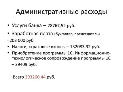 Административные издержки