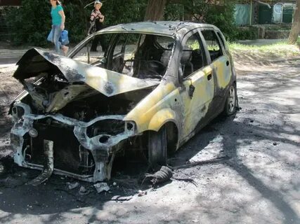 Шевроле сгорел