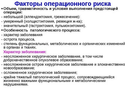 Проводить операцию рискованно