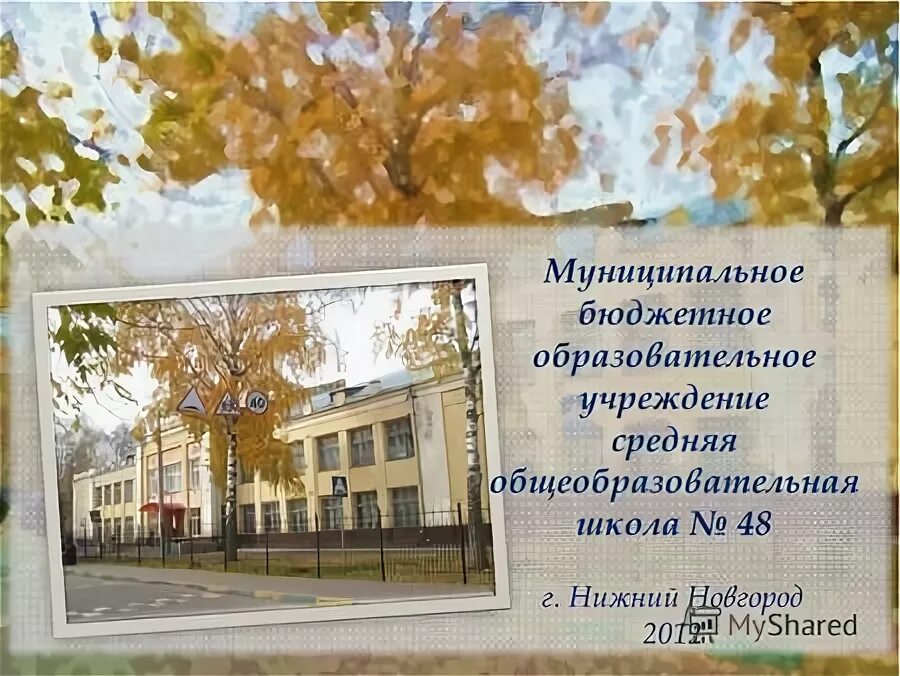 48 школа нижний