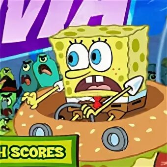 Играть игру спанч боб