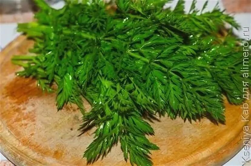 Как заваривать ботву моркови