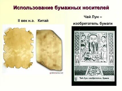 Бумажные носители информации