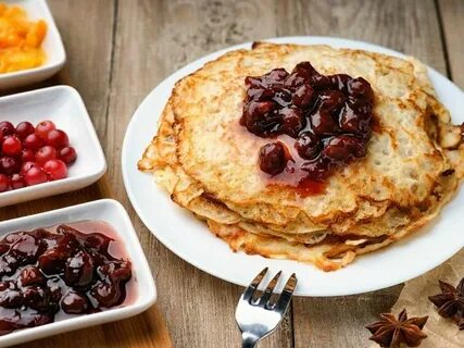 Блины с джемом