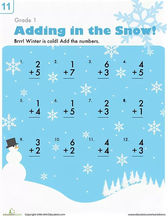 It snows or it is snowing