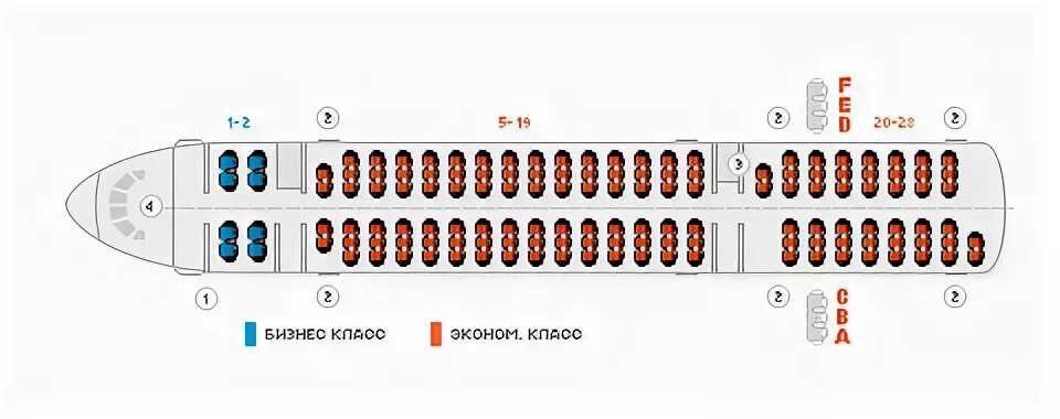 Суперджет 100 ред вингс схема мест