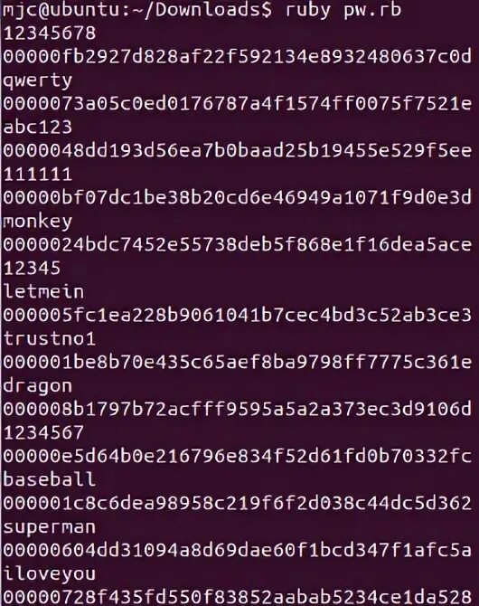 Что значит список украденных паролей