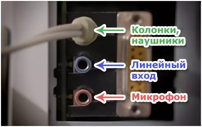 Куда втыкать микрофон