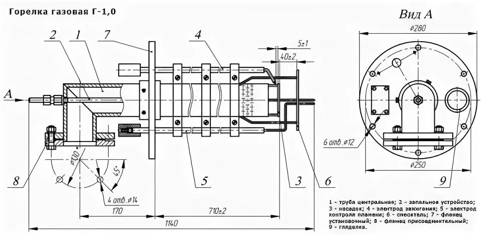Газовая горелка г 1