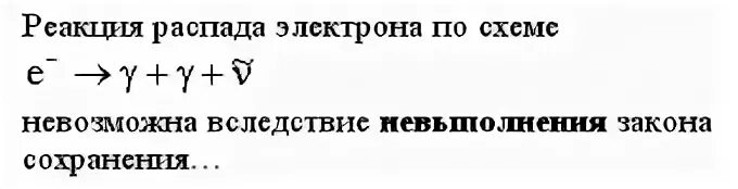 Напишите реакцию распада