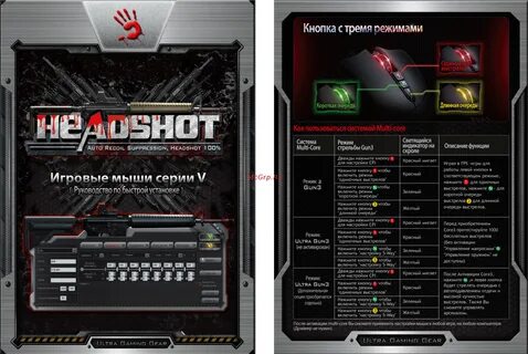 Настройка мыши bloody