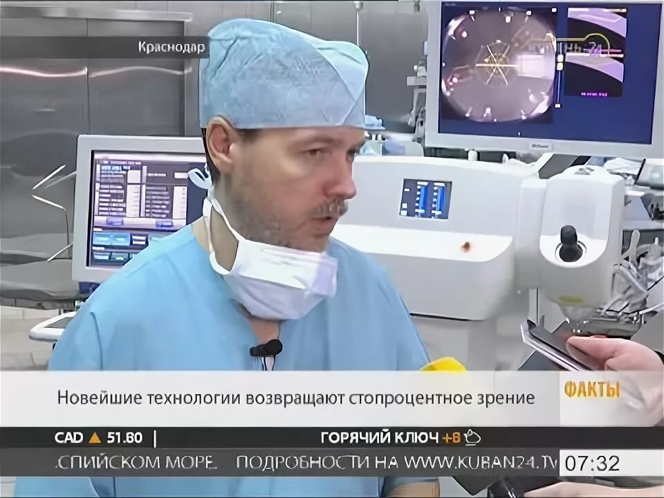 Операция катаракты в краснодаре. Клиника доктора Федорова Москва.