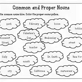 Divide these nouns into proper. Proper and common nouns. proper nouns and common nouns. common proper noun worksheet. common and proper nouns exercises.