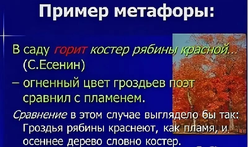 Метафоры и эпитеты в стихотворении весенний дождь