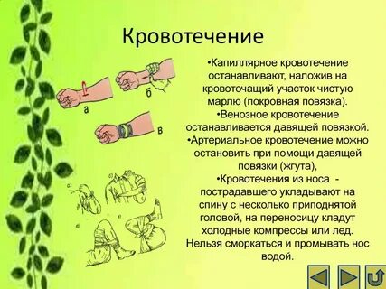 Кровотечение при ушибе