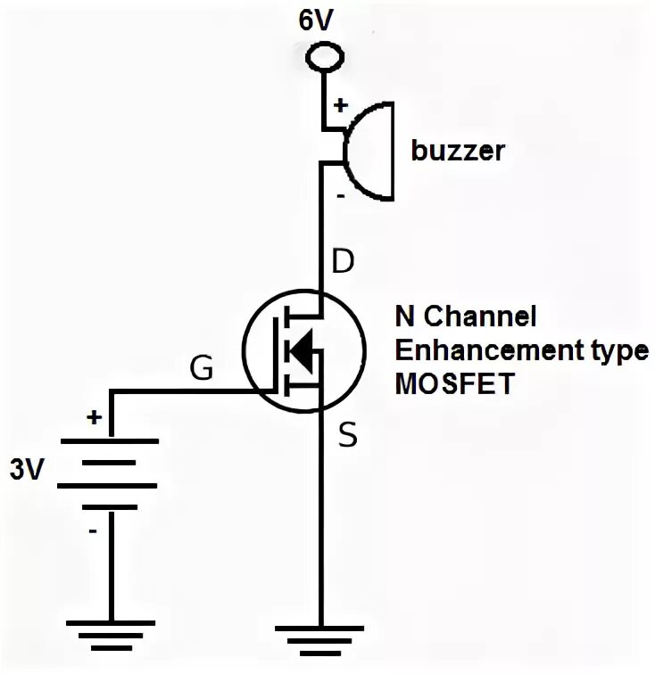 Simple P-channel power MOSFET switch with bipolar transistor driver. Transistors