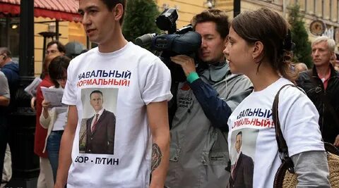 Памяти навального в спб