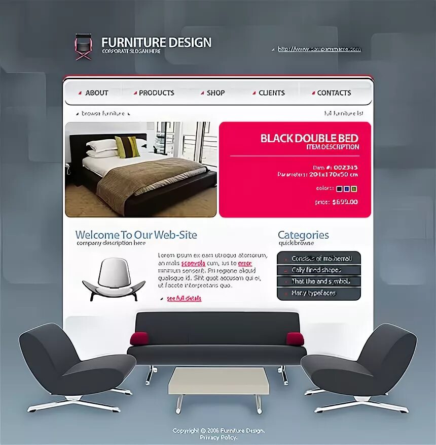 Site categories. Furniture price list design. furniture website design. furniture web. мебель веб краснодар каталог.