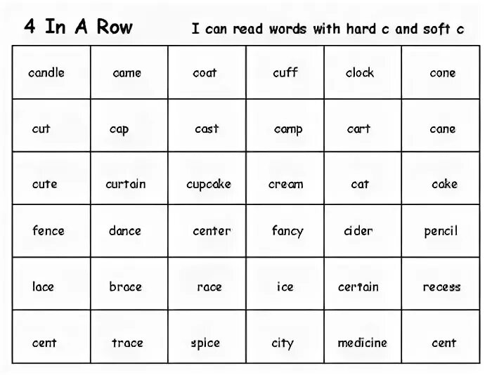 Having a row. Hard and Soft c. Soft c Phonics. In a Row. Hard and Soft c Worksheets for Kids.