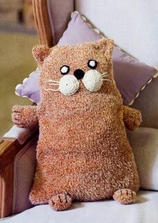Вязание подушки игрушки
