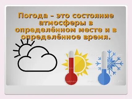 Состояние атмосферы в определенном месте и времени