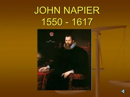 John napier designed