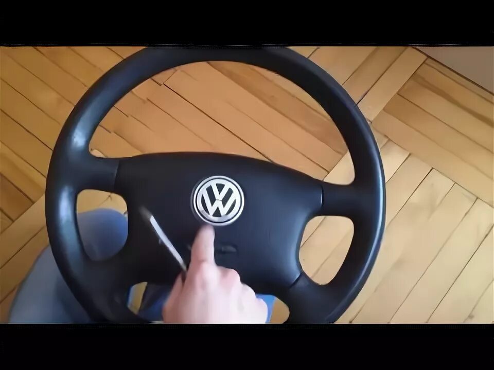 Как снять подушку безопасности Volkswagen Vw Passat CC 3C B6 - YouTube