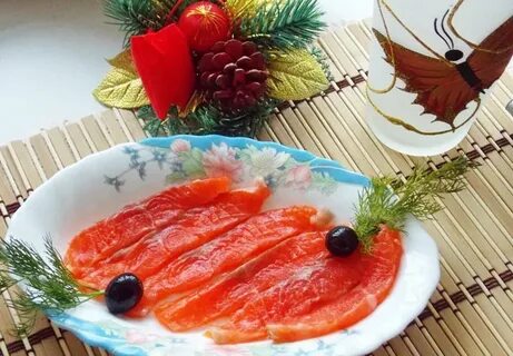 Рецепт посола красной рыбы сухим способом