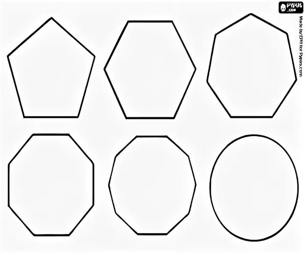 Вырезал из бумаги несколько пятиугольников и семиугольников. Шестиугольник, семиугольник,восьмиугольник. Многоугольники раскраска. Шаблон многоугольника. Пятиугольник для дошкольников.