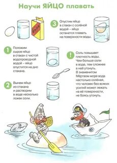 Какое яйцо тонет