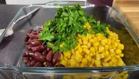 Рецепт фасоль кукуруза